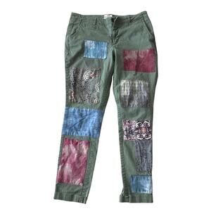Y2K Cotton Patchwork Art Pants